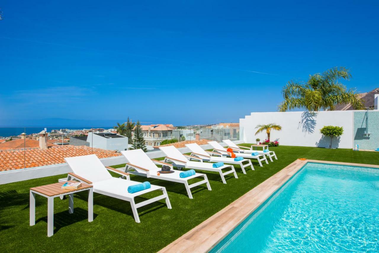 Villa Valentina Ocean View Heated Pool Costa Adeje  Bagian luar foto